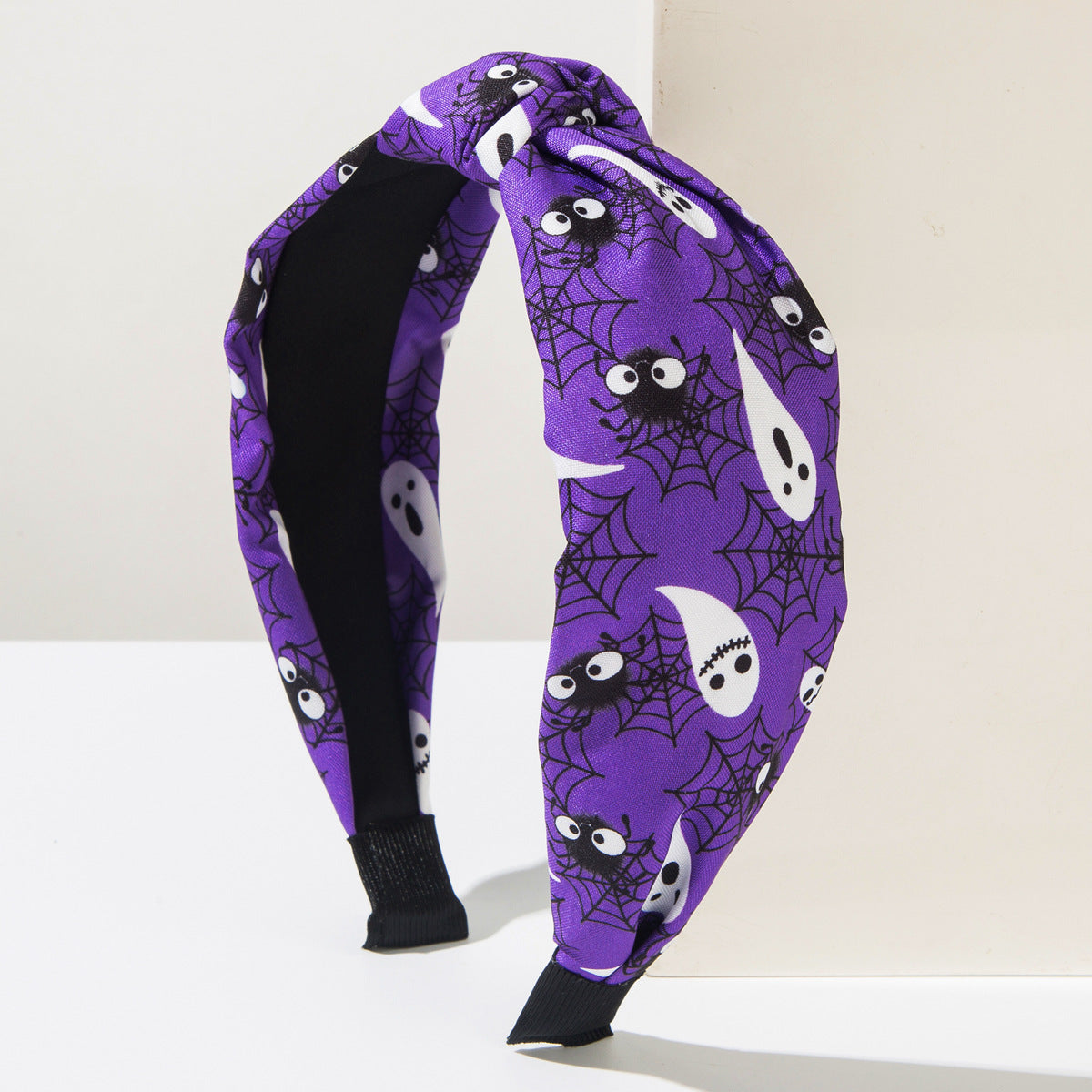 Wholesale  Headband Skull Pumpkin Bat  Printed Fabric Holiday Party Hair Accessories